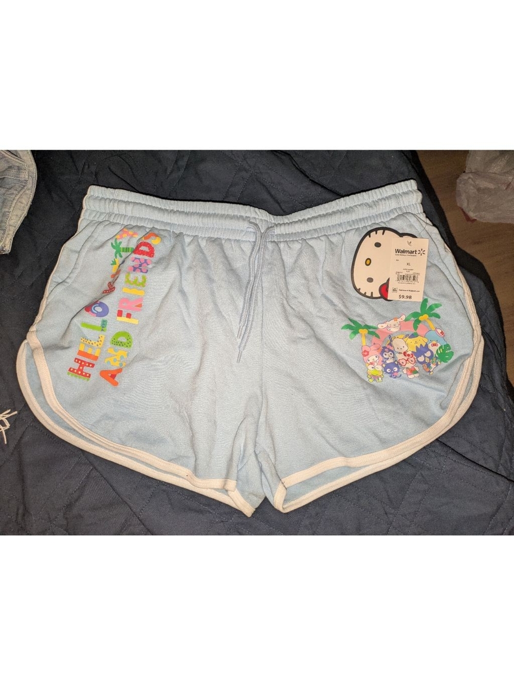 Hello Kitty and Friends Women's Graphic Fleece Dolphin Shorts